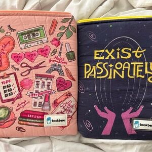 Kindle iPad book bookbeau ereader booktok case cover pink blue Sleeve cute set